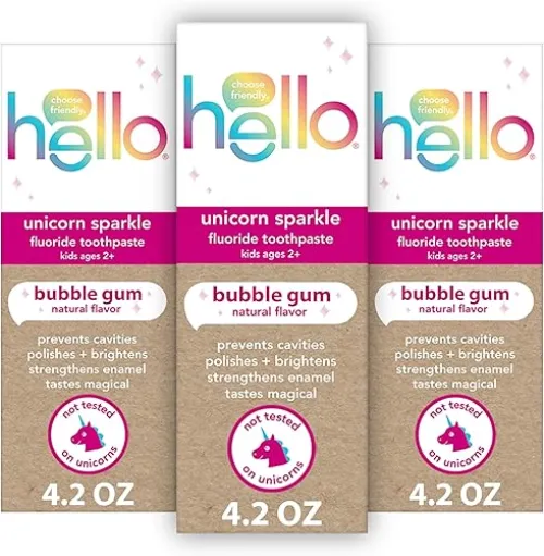 Hello Kids Fluoride Toothpaste (Bubble Gum)